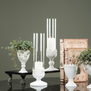 POKAALI EMPIRE, VALKOINEN 15x9,5 cm