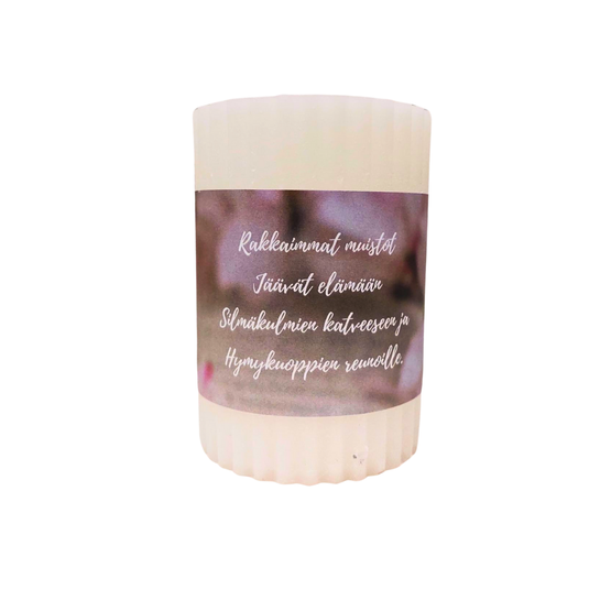 MIETELAUSEKYNTTILÄ, VALKOINEN 10,2 cm