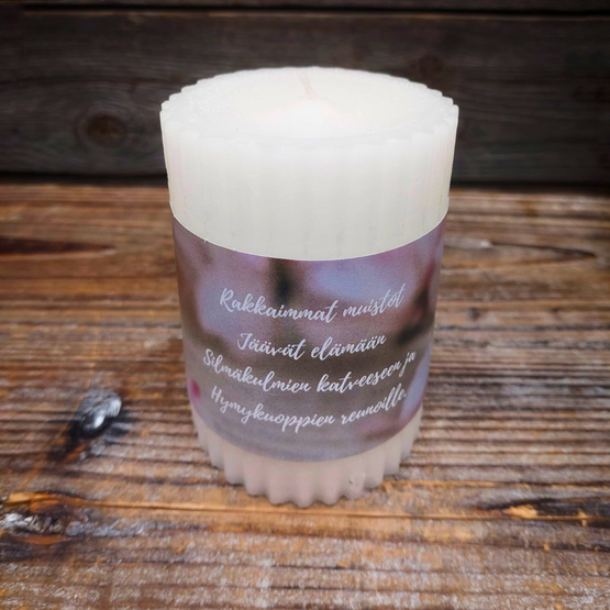 MIETELAUSEKYNTTILÄ, VALKOINEN 10,2 cm