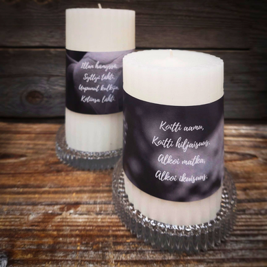 MIETELAUSEKYNTTILÄ, VALKOINEN 10,2 cm