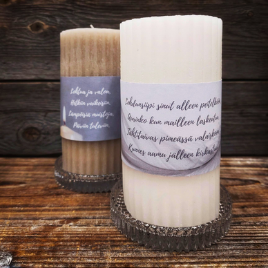 MIETELAUSEKYNTTILÄ, VALKOINEN 14,2 cm