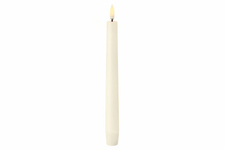 LED-ANTIIKKIKYNTTILÄ VALKOINEN 2 KPL, 25 x 2,2 cm