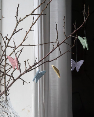 ROIKKUVA PERHOSKORISTE, Lajitelma 5x5x1 cm (myydään erikseen)