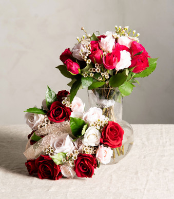 RUUSUKORISTE PUNAINEN, VEDENKESTÄVÄ Ø 5 cm