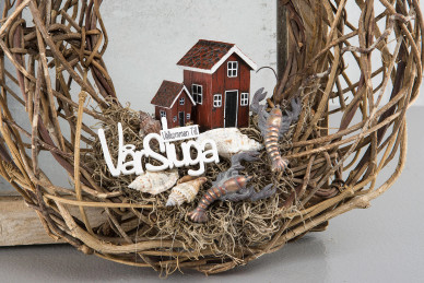 MINIMÖKKI KORISTETIKKU, PUNAINEN 2,5x4 cm