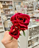 RUUSUKORISTE PUNAINEN, VEDENKESTÄVÄ Ø 8 cm