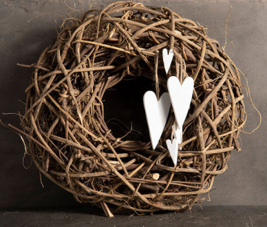 PUUSYDÄN VALKOINEN, ROIKKUVA 10x5 cm