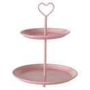 2-KERROSTARJOTIN POSITA, VAALEANPUNAINEN 25 cm