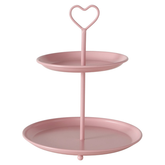 2-KERROSTARJOTIN POSITA, VAALEANPUNAINEN 25 cm