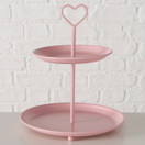 2-KERROSTARJOTIN POSITA, VAALEANPUNAINEN 25 cm