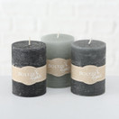 HUURREKYNTTILÄ, HARMAAN SÄVYT 10 cm, 3 eri väriä