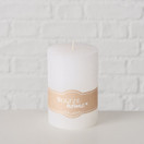 HUURREKYNTTILÄ, VALKOINEN 10 cm