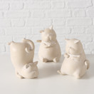 JOOGAKISSA CATTY, BEIGE 12,5 cm, 3 erilaista mallia (2. laatu)