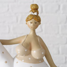 JOOGANAINEN BELLA, BEIGE-VALKOINEN, 3 erilaista mallia