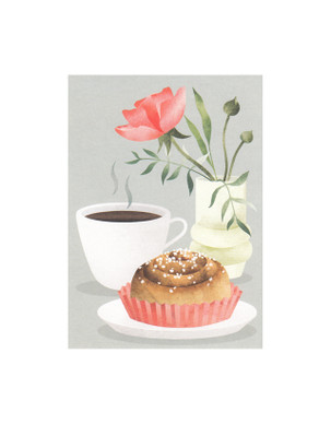 POSTIKORTTI A6, Kahvihetki