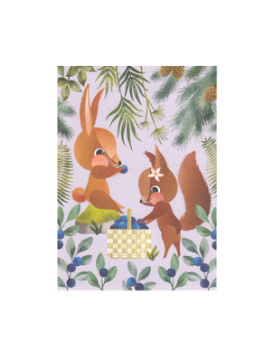 POSTIKORTTI A6, Mustikkametsä