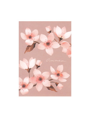 POSTIKORTTI A6, Kirsikankukat (tumma)