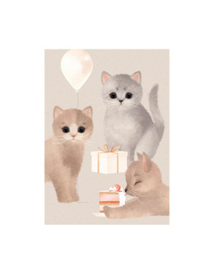 POSTIKORTTI A6, Naukuvat onnittelut