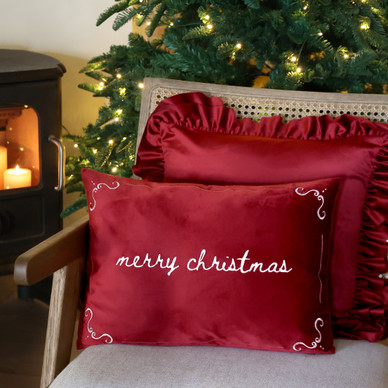 TYYNYNPÄÄLLINEN, MERRY CHRISTMAS CHERRY 50x35 cm