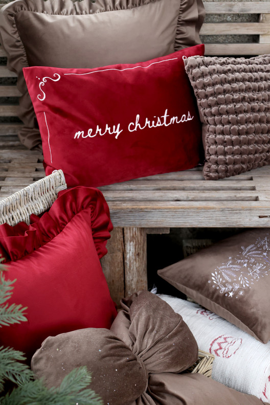 TYYNYNPÄÄLLINEN, MERRY CHRISTMAS CHERRY 50x35 cm