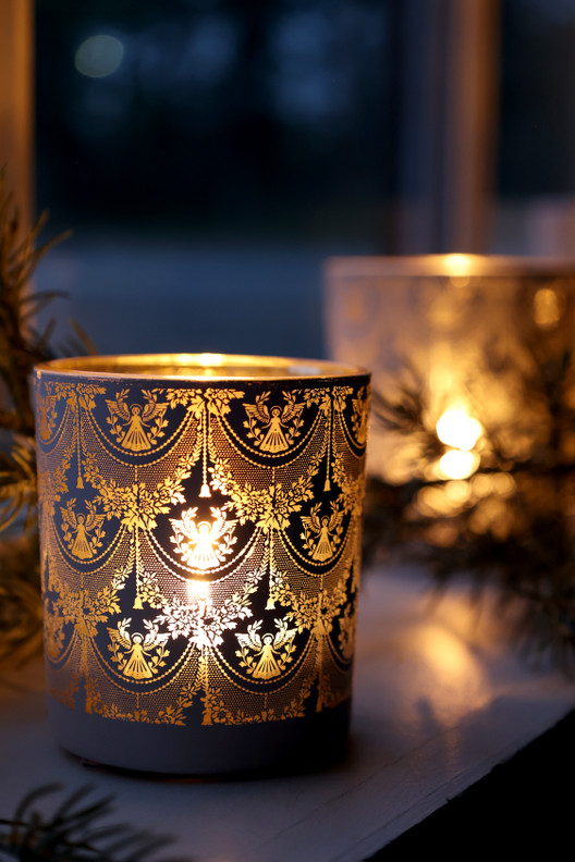 HURRIKAANI PITSIKUVIOLLA, LASIA 8x7 cm