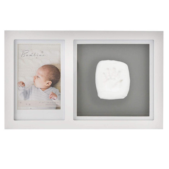 KÄDEN-/JALANJÄLKI KIPSI / VALOKUVAKEHYS 35 x 22 cm