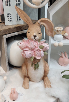 MILLY-JÄNIS JA KUKKAKIMPPU, 10,5x12,5x29 cm