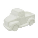 AUTO KYNTTILÄTELINE, VALKOINEN KERAAMINEN 13x6,5x7 cm