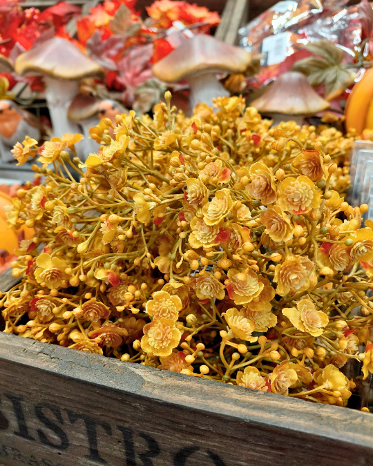 KUKKAKRANSSI, OKRANKELTAINEN Ø 22 cm