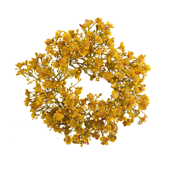 KUKKAKRANSSI, OKRANKELTAINEN Ø 22 cm