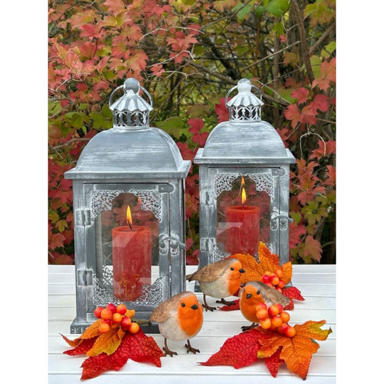 LINTUKORISTE, ORANSSI-RUSKEA 9,5x6x8 cm