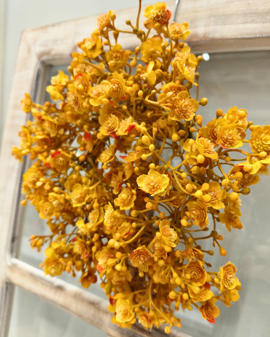 KUKKAKRANSSI, OKRANKELTAINEN Ø 22 cm