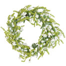 KUKKAKRANSSI, VALKOINEN, Ø 55 cm