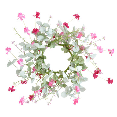 KUKKAKRANSSI, PINKKI-VAALEANPUNAINEN, Ø 30 cm