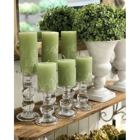 KYNTTILÄNJALKA, LASI, 7 CM