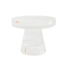 KYNTTILÄNJALKA, LASIA, PYSTYRAITAKUVIO 10x10x7,5 cm