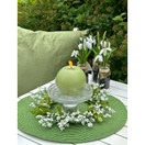 LASIALUSTA, PYSTYRAITAKUVIO 15x15x8 cm