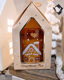 TUOKSUKYNTTILÄ LAHJAPAKKAUKSESSA, CHRISTMAS GINGERBREAD MAN