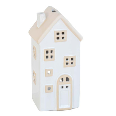 TALOLYHTY BEIGE-VALKOINEN 9,5x8,5x22 cm