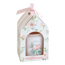 TUOKSUKYNTTILÄ LAHJAPAKKAUKSESSA, KUKKAKUVIO