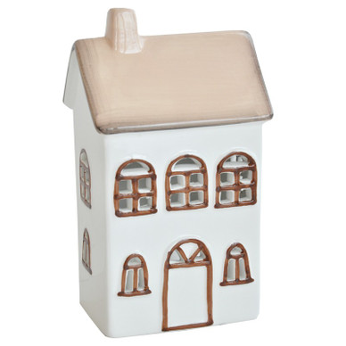 TALOLYHTY RUSKEA-VALKOINEN 10x7x17 cm