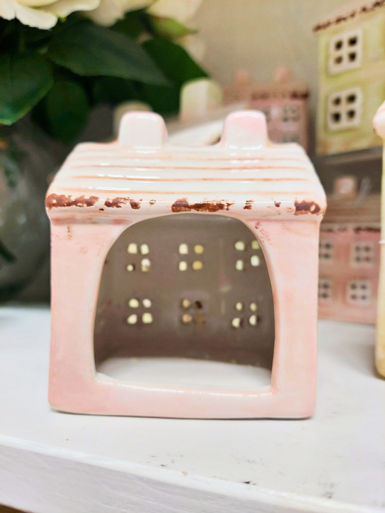 TALOLYHTY MINI, VAALEANPUNAINEN 7x6x9 cm