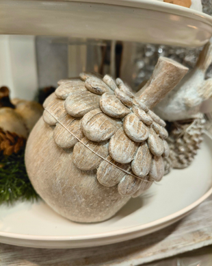 TAMMENTERHOKORISTE, VAALEA 9x8x9,5 cm