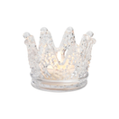 KRUUNU LÄMPÖKYNTTILÄKUPPI, LASINEN 8x5x8 cm