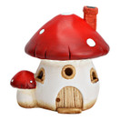 LED-KÄRPÄSSIENITALO, KERAAMINEN 12x12x10 cm