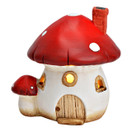 LED-KÄRPÄSSIENITALO, KERAAMINEN 12x12x10 cm