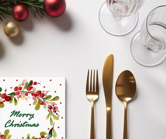 SERVETTI,  MERRY CHRISTMAS 33x33 cm