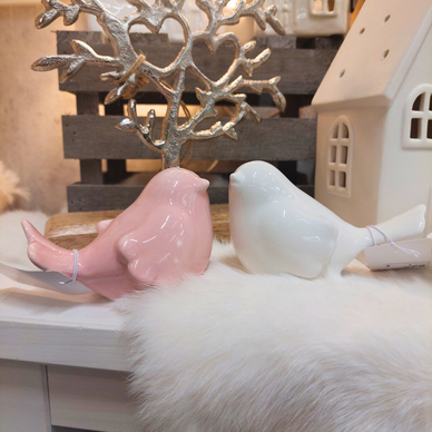 LINTU, KERAAMINEN, lajitelma 9x7x7 cm