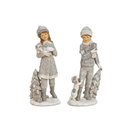 TALVITYTTÖ TAI -POIKA KOIRAN KANSSA, 10x22x7 cm