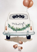 KORTTI A6, Hääauto Just vihityt, 2-osainen